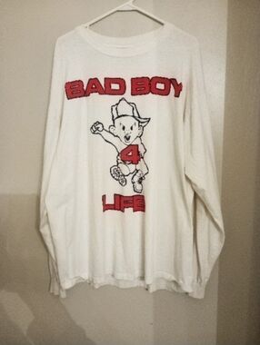 Anvil Bad Boy 4 Life Worldwide EntertainVintage 90's long sleeve promotional tee
